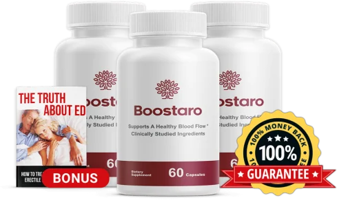 Boostaro blood flow support capsules